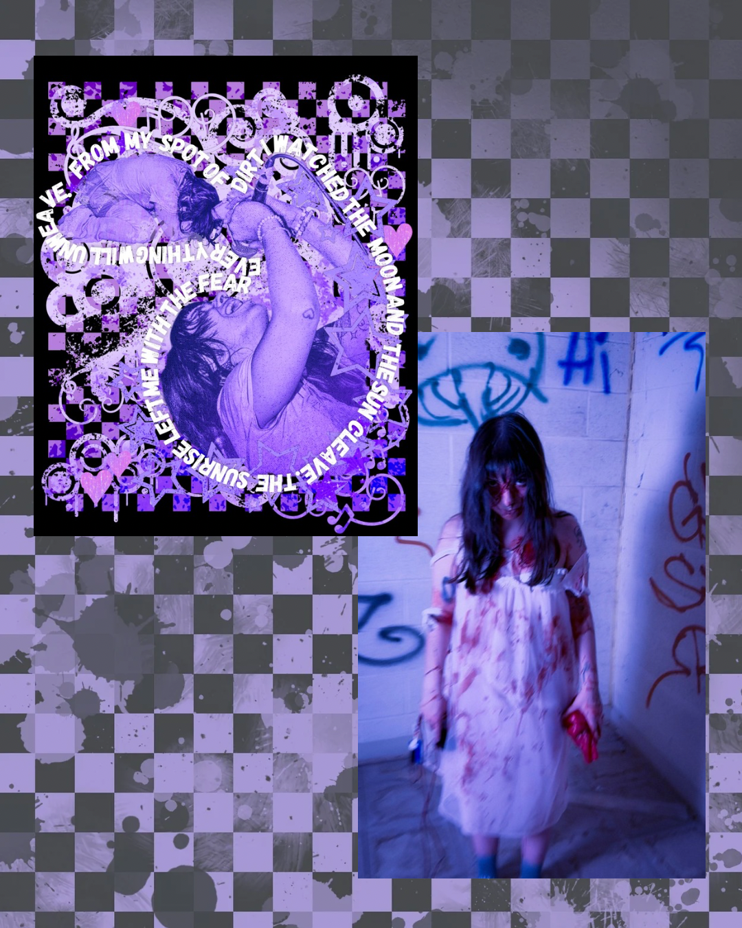 stickers and posters