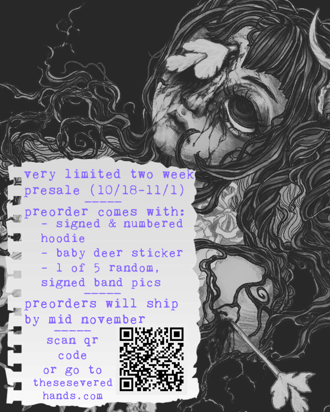 baby deer Hoodie Preorder